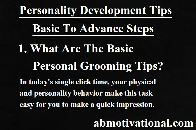 Personality Development Tips Basic To Advance Steps ABMOTIVATIONAL