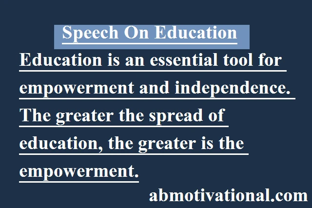 un speech on education (yousafzai)